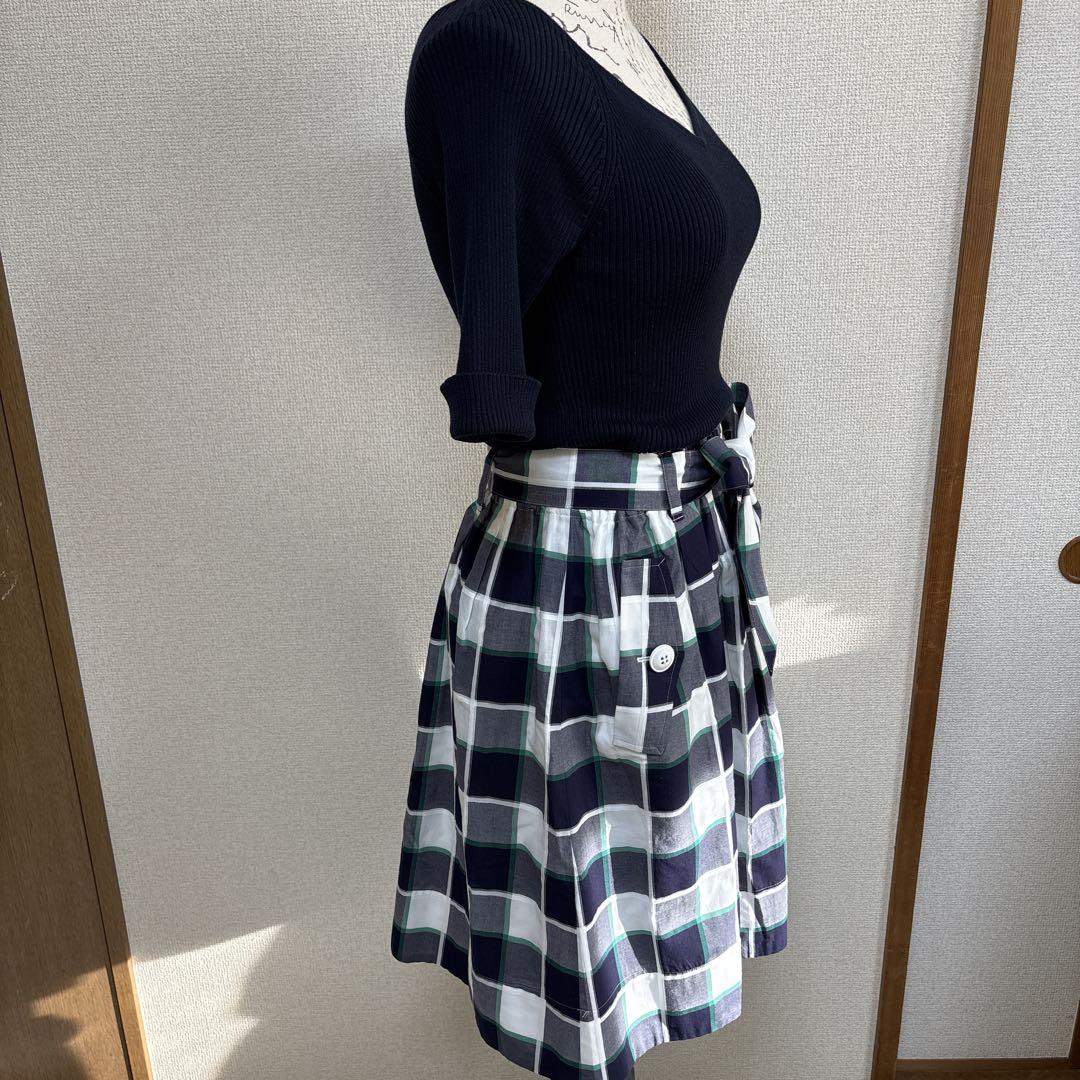 【人気】ブルーレーベルクレストブリッジ　ドッキングワンピース　ネイビー✖️グリーン