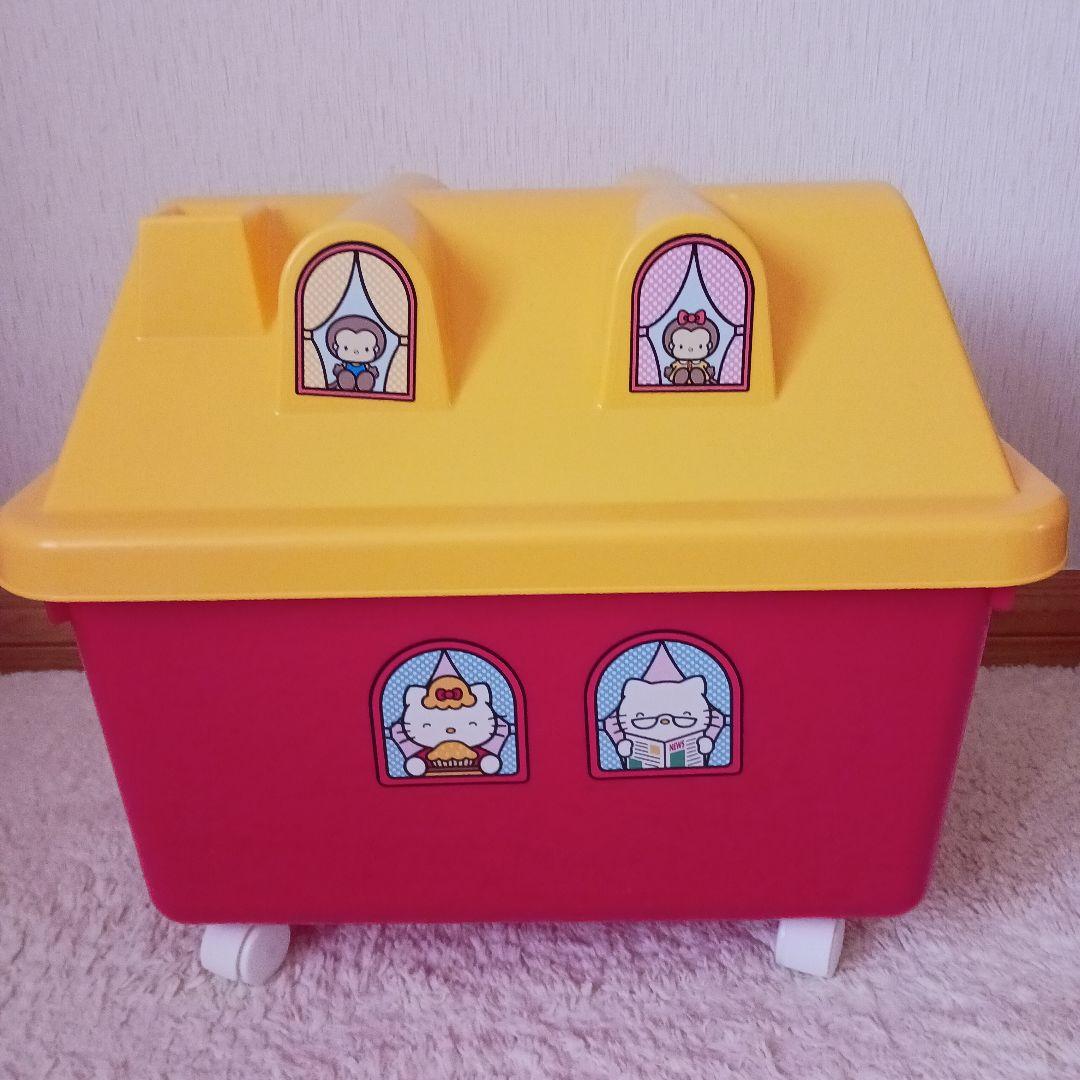 ハローキティ キャンディショップ 収納ボックス おもちゃ箱 昭和レトロ