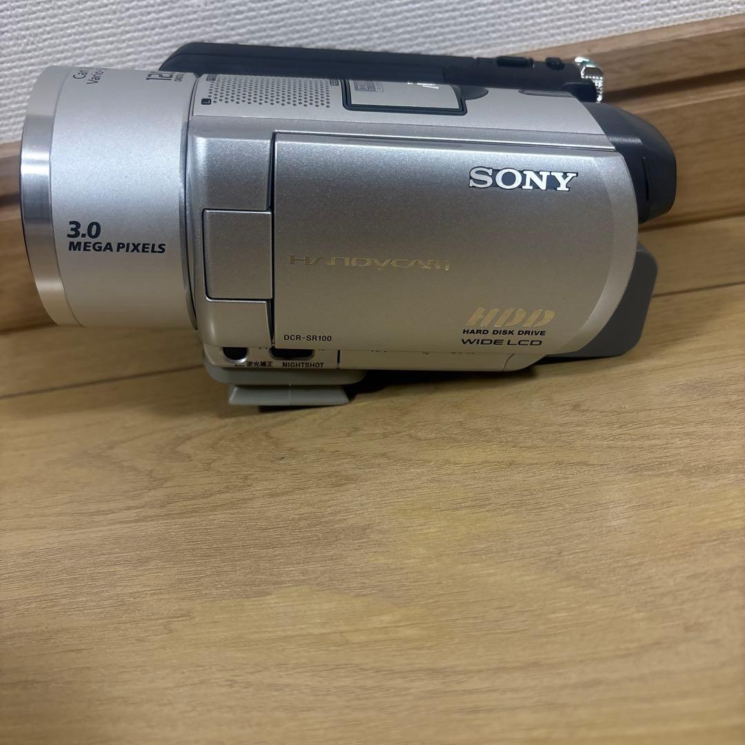 【動作品】 美品 SONY Handycam DCR-SR100 シルバーソニー
