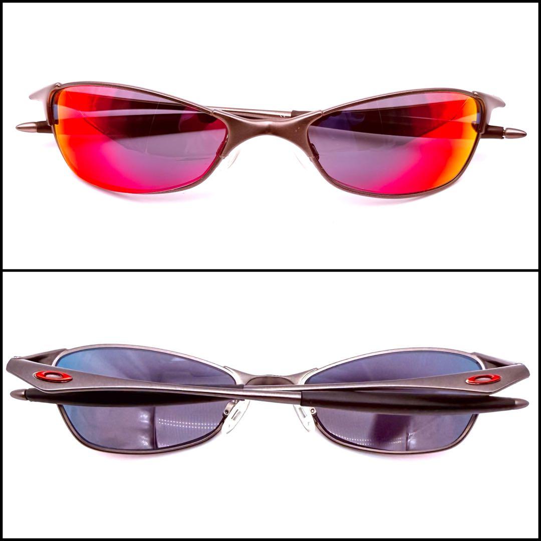 【美品】OAKLEY オークリー　Wiretap メタルフレーム　サングラス