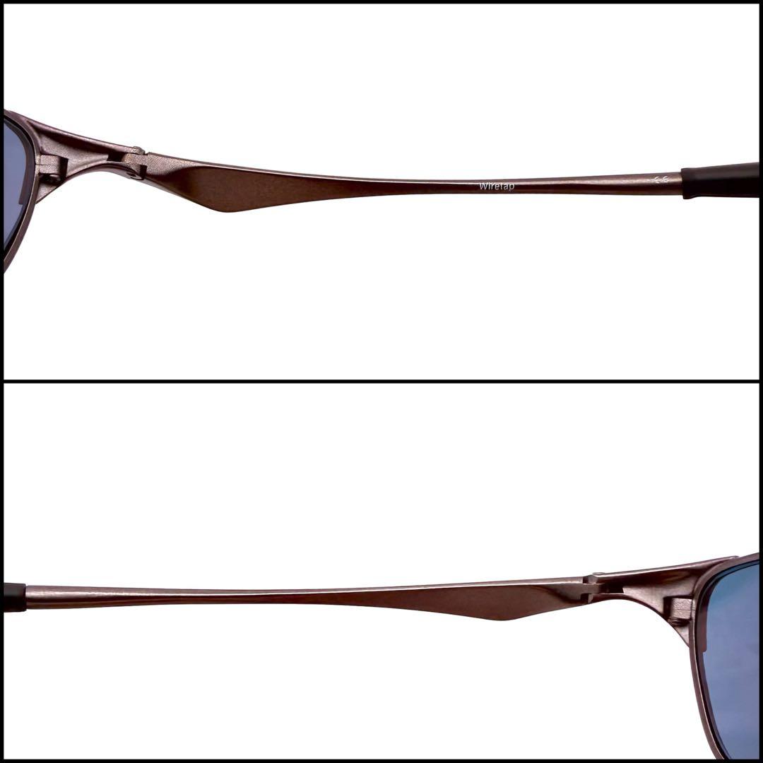 【美品】OAKLEY オークリー　Wiretap メタルフレーム　サングラス