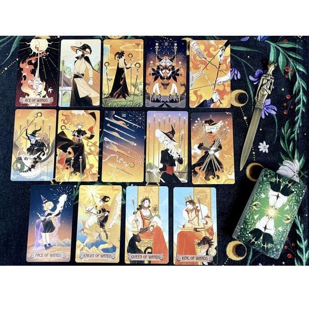 【正規品タロットカード】クラファン終了入手困難インディーズ✨魔法の目覚めのデッキ