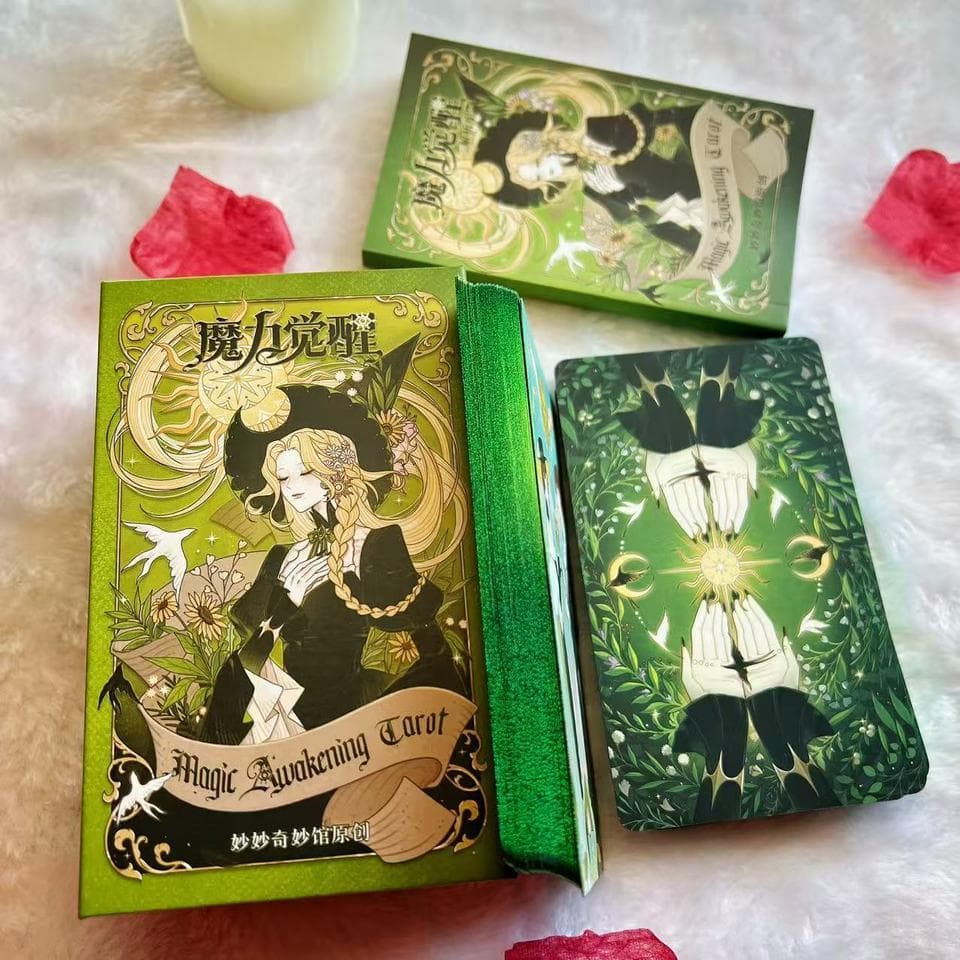 【正規品タロットカード】クラファン終了入手困難インディーズ✨魔法の目覚めのデッキ