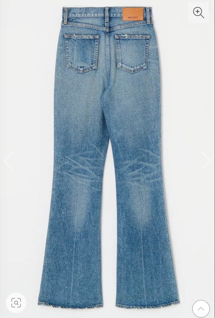 【新品・タグ付き】MOUSSY MVS BLU フレア　25 ラスト1点