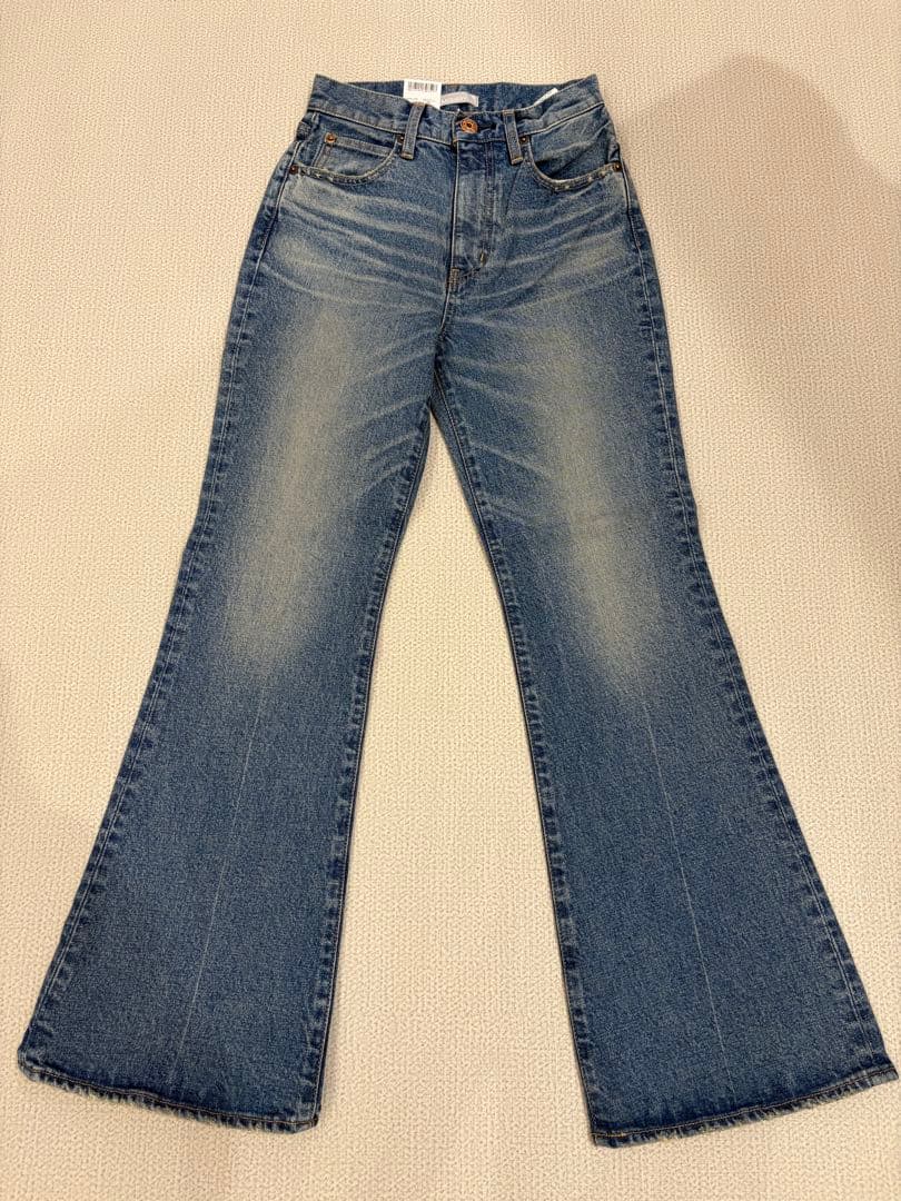 【新品・タグ付き】MOUSSY MVS BLU フレア　25 ラスト1点