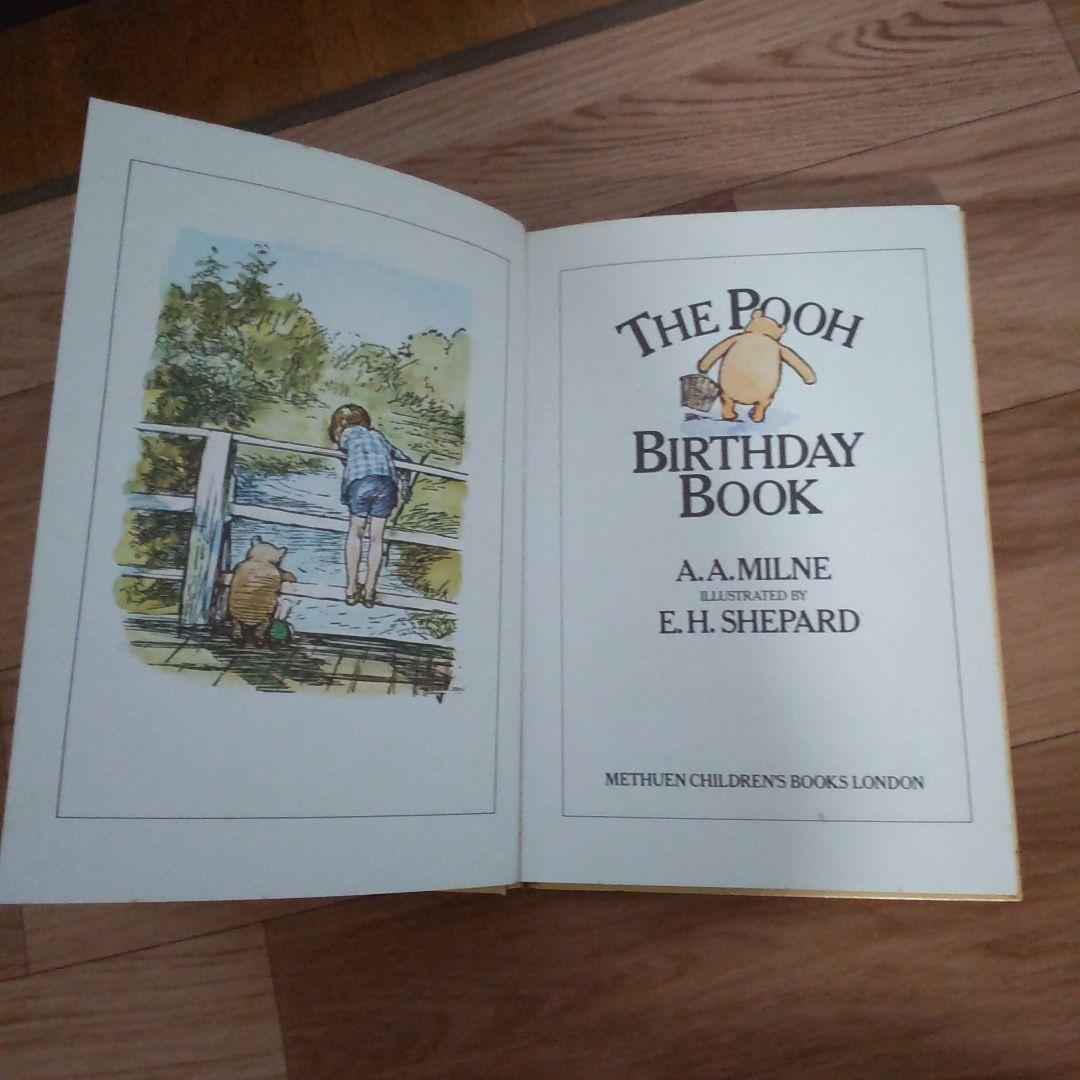 THE POOH BIRTHDAY BOOK　プーさんバースデーブック