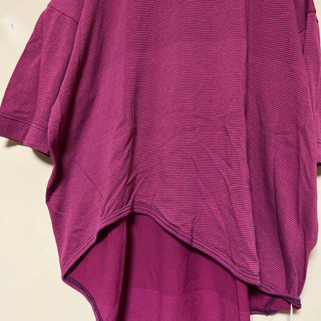 タマキニイメ　試着のみ新品　ペロンT 半袖　ピンクパープル