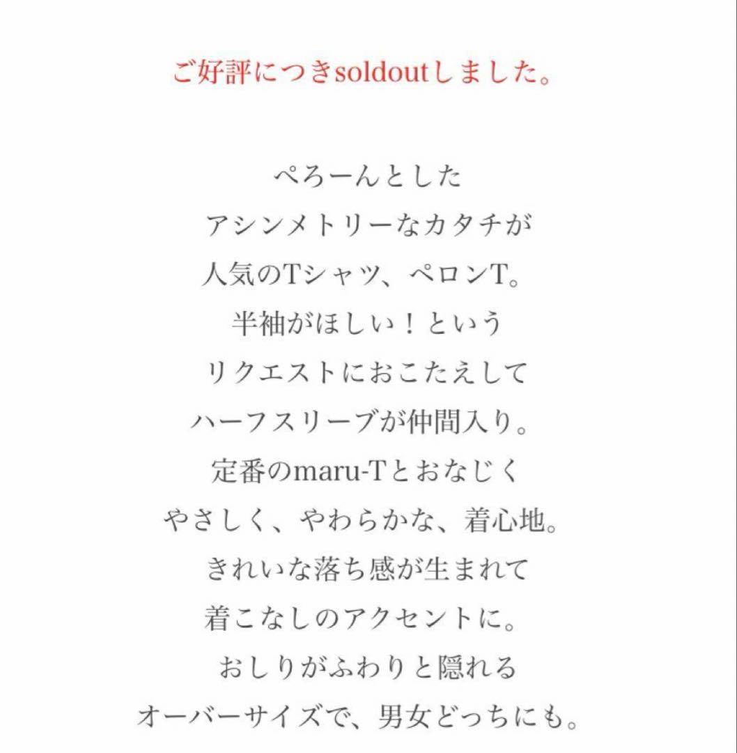 タマキニイメ　試着のみ新品　ペロンT 半袖　ピンクパープル