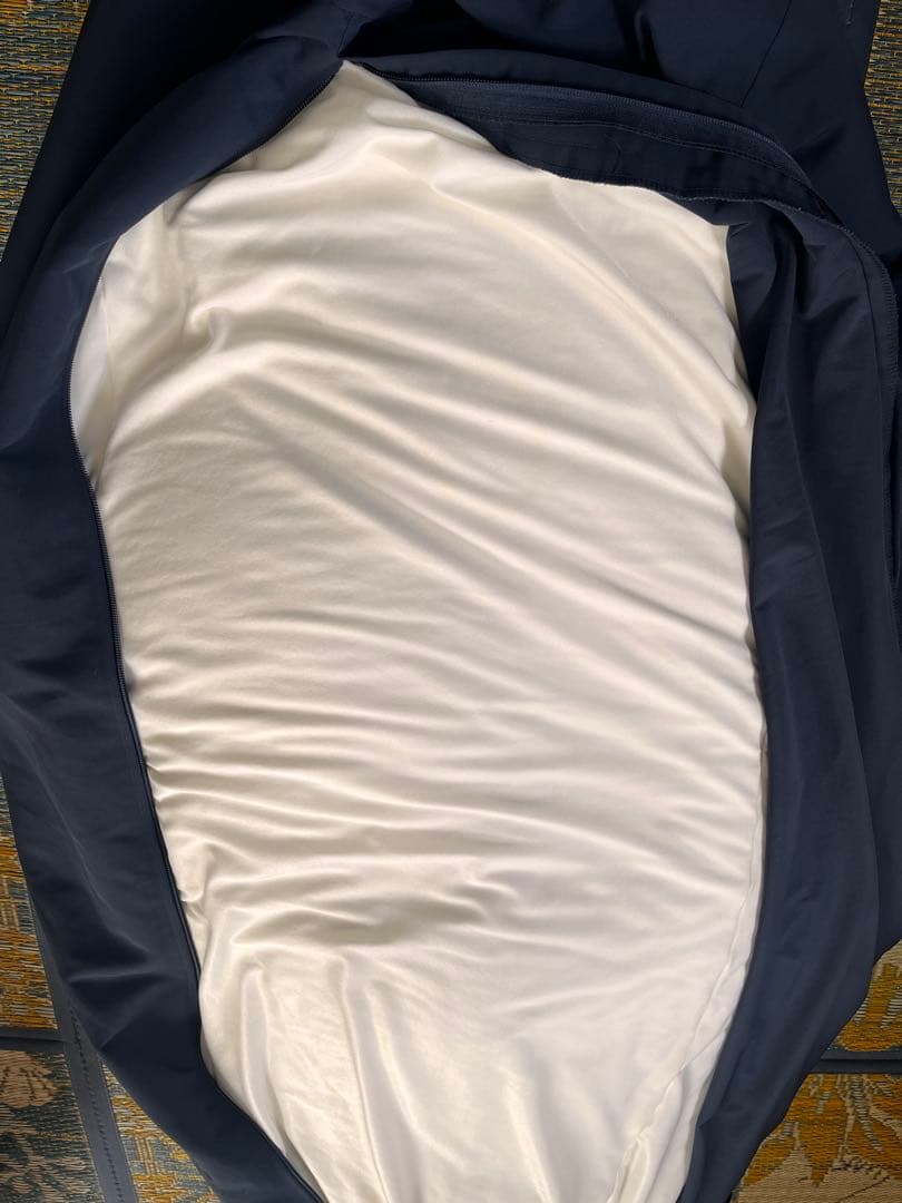 無印良品　体にフィットするソファー　長方形　ネイビー