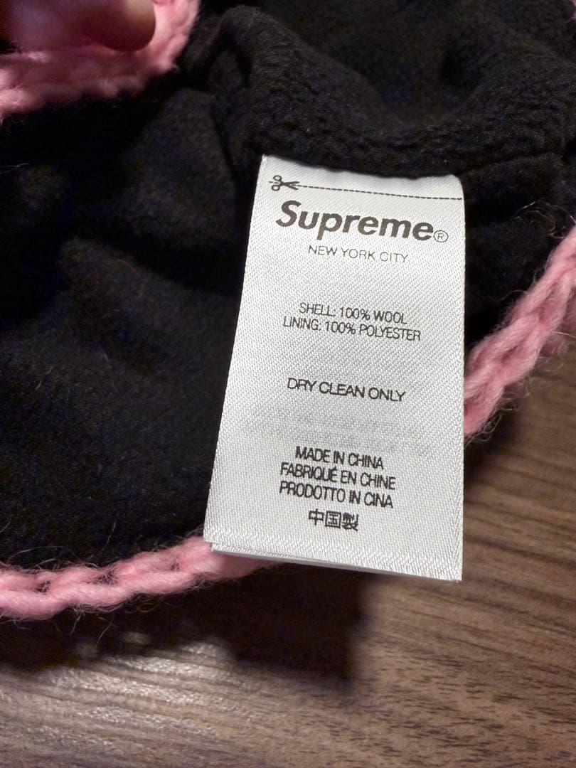 Supreme / Crochet Beanie（ピンク ）
