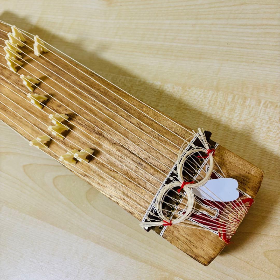 琴　和楽器　ミニ琴　13弦　送料込み