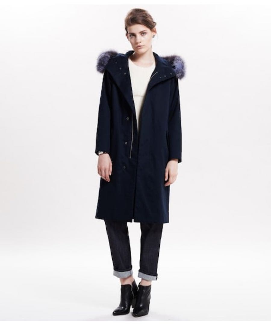 【6WAY✨美品】フォックスファー付きモッズコート 38