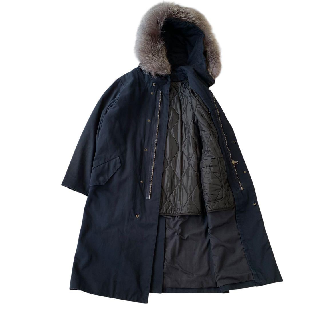 【6WAY✨美品】フォックスファー付きモッズコート 38