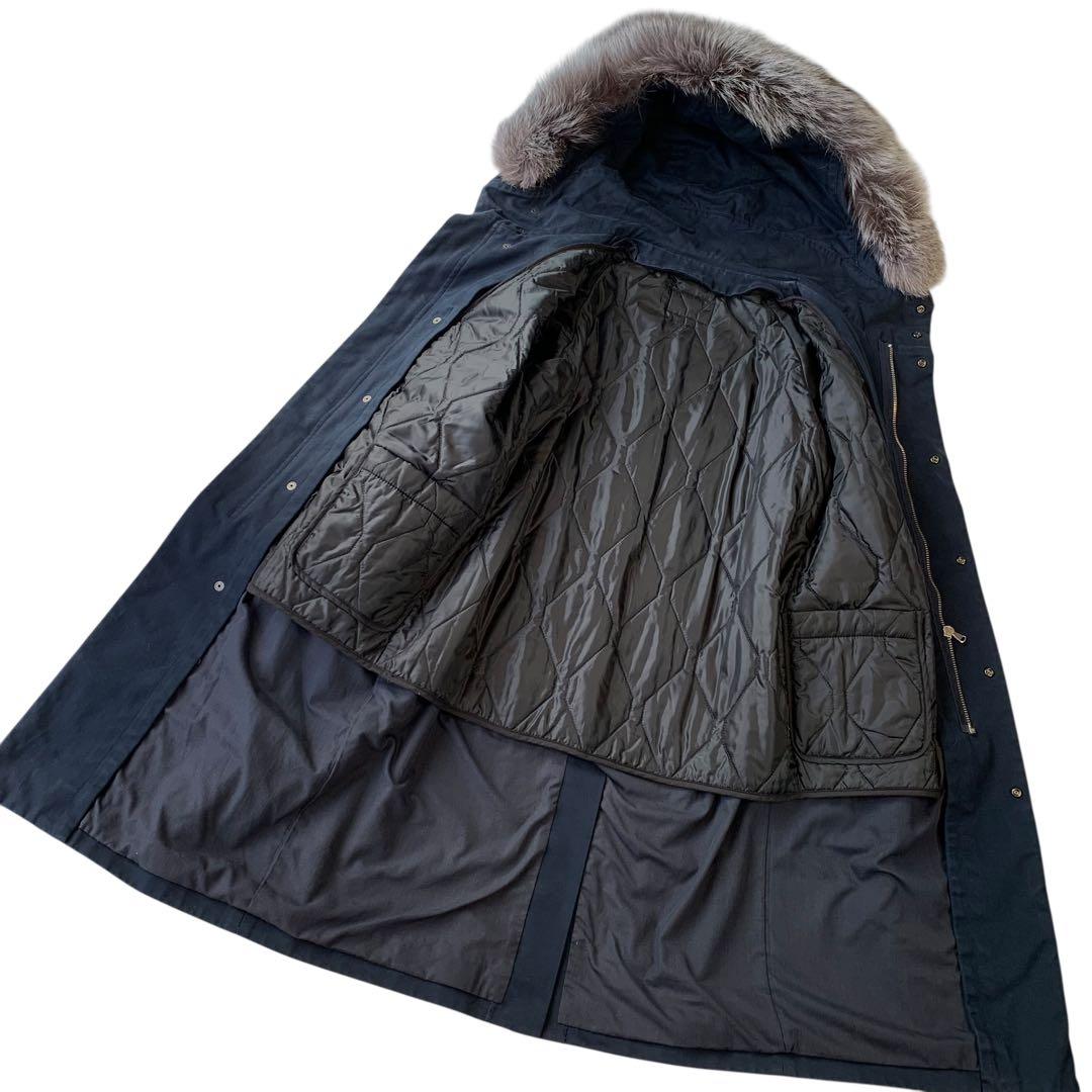 【6WAY✨美品】フォックスファー付きモッズコート 38