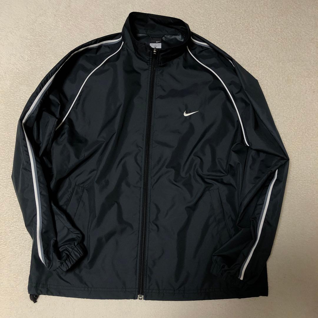 NIKE ウインドブレーカー上下　00s y2k スウォッシュ刺繍ロゴ　M
