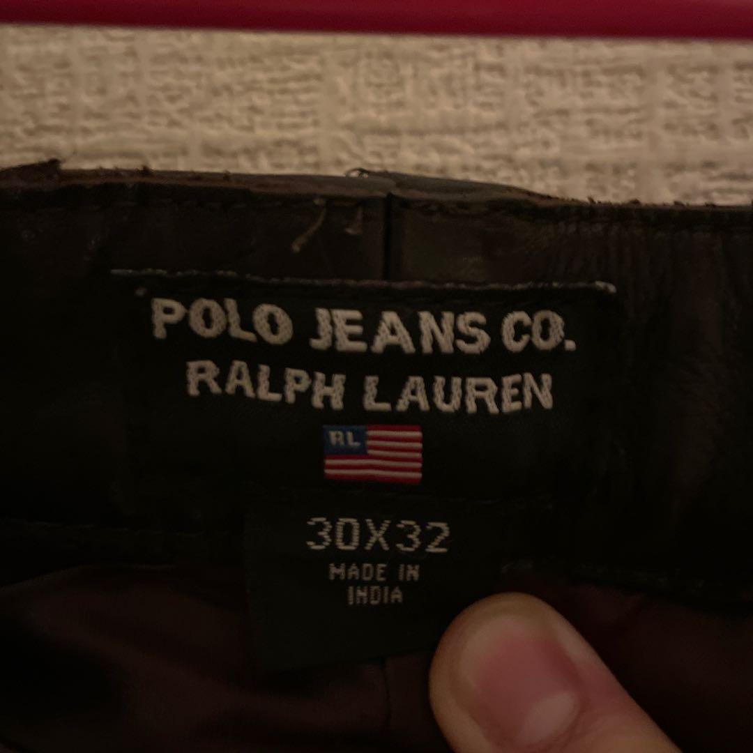 Polo Jeans Co. レザーパンツ 30X32
