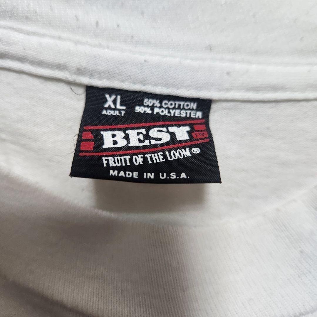 90s Chevrolet　シボレー シェビー　車プリント　Tシャツ　白　XL