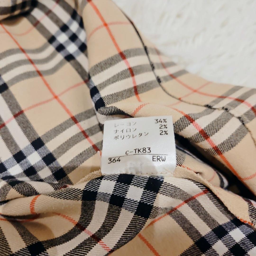BURBERRY ブルーレーベル ワンピース フレア ノバチェック Lサイズ
