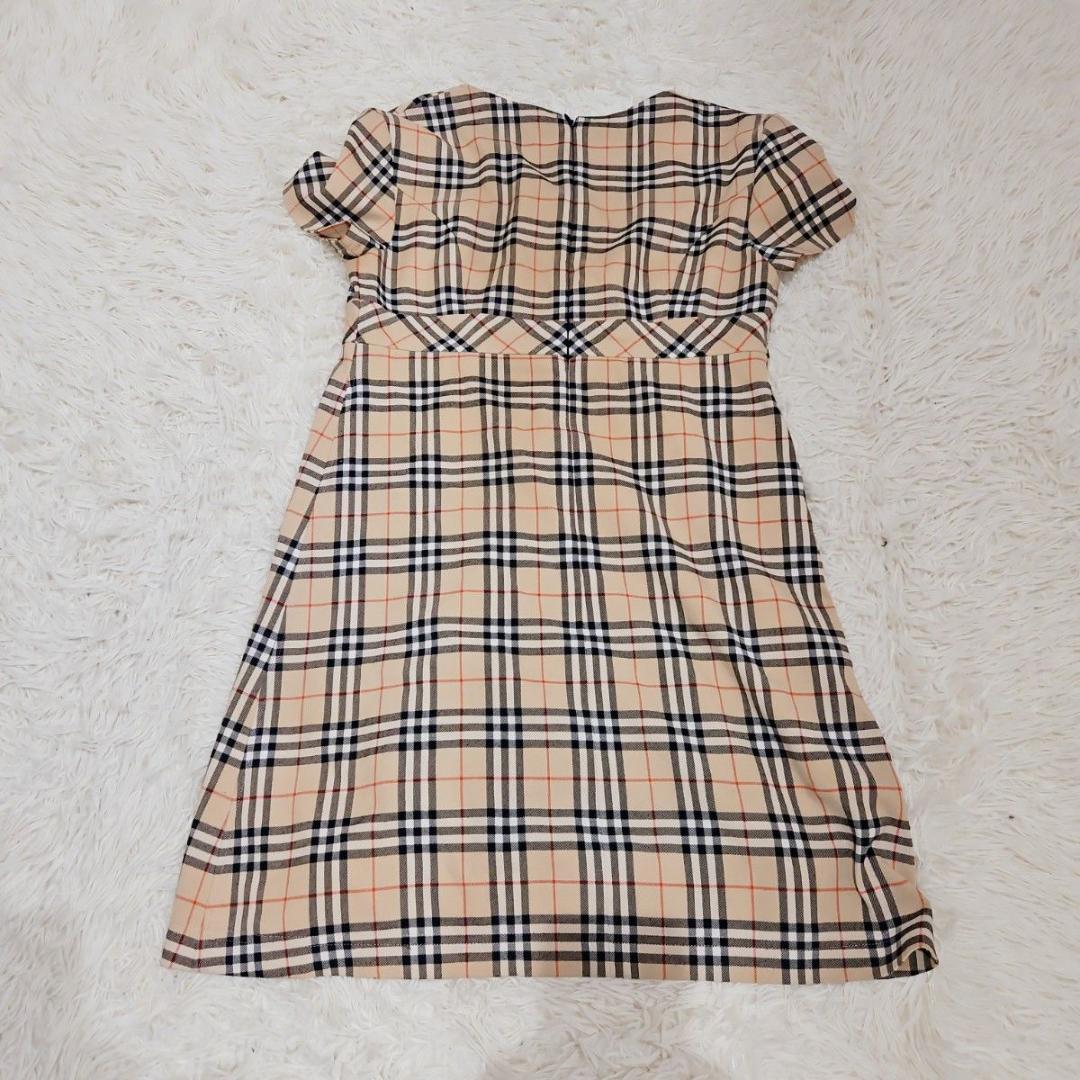 BURBERRY ブルーレーベル ワンピース フレア ノバチェック Lサイズ