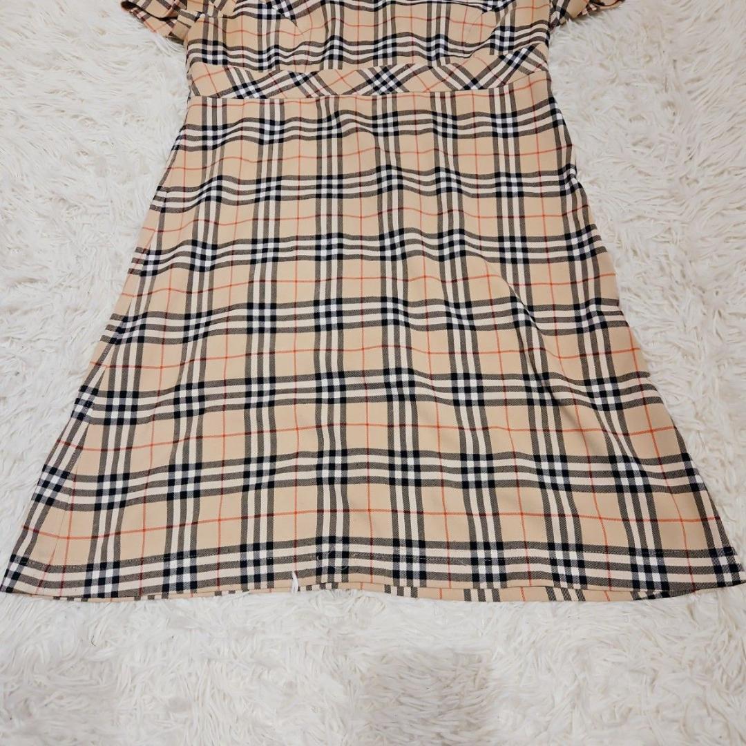 BURBERRY ブルーレーベル ワンピース フレア ノバチェック Lサイズ