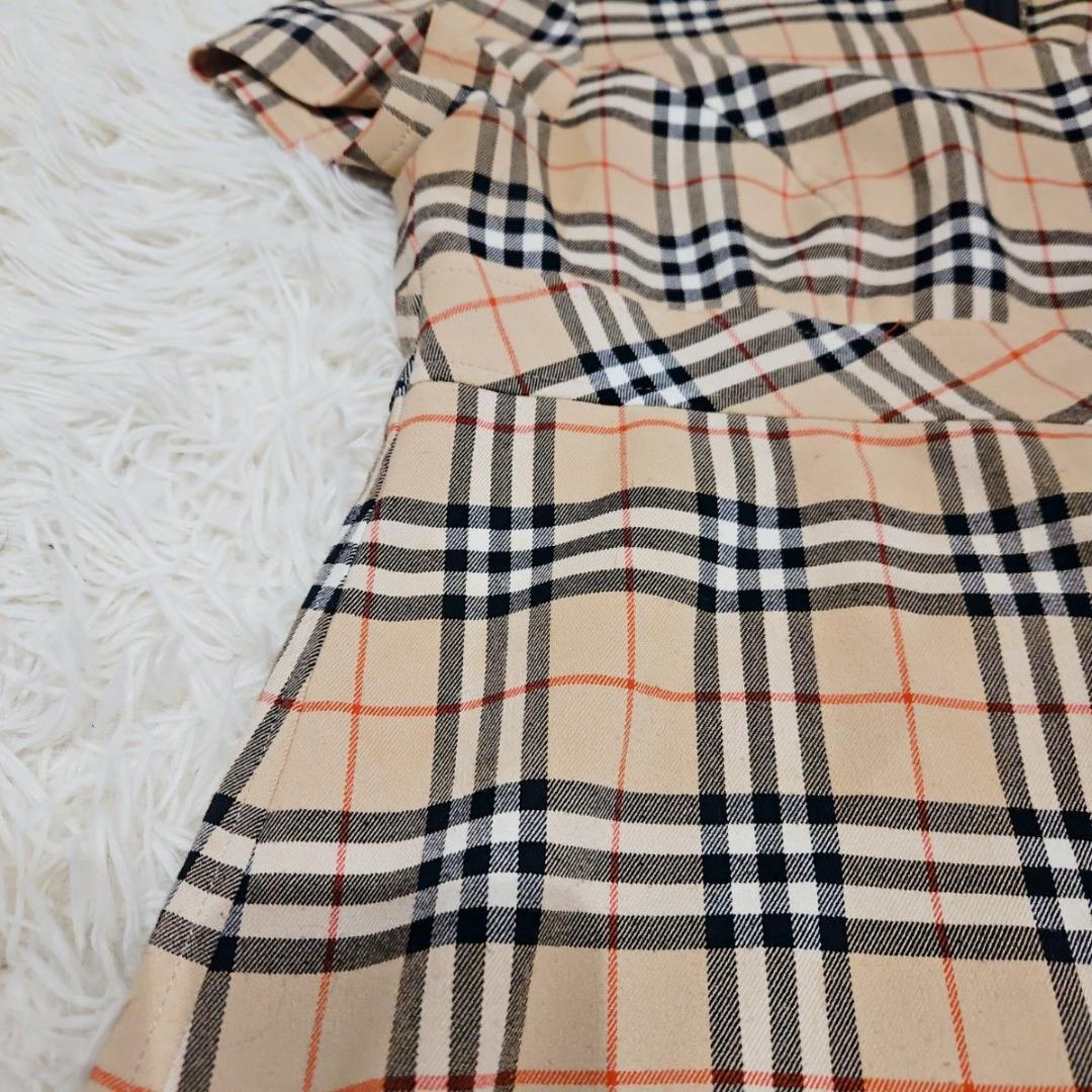 BURBERRY ブルーレーベル ワンピース フレア ノバチェック Lサイズ