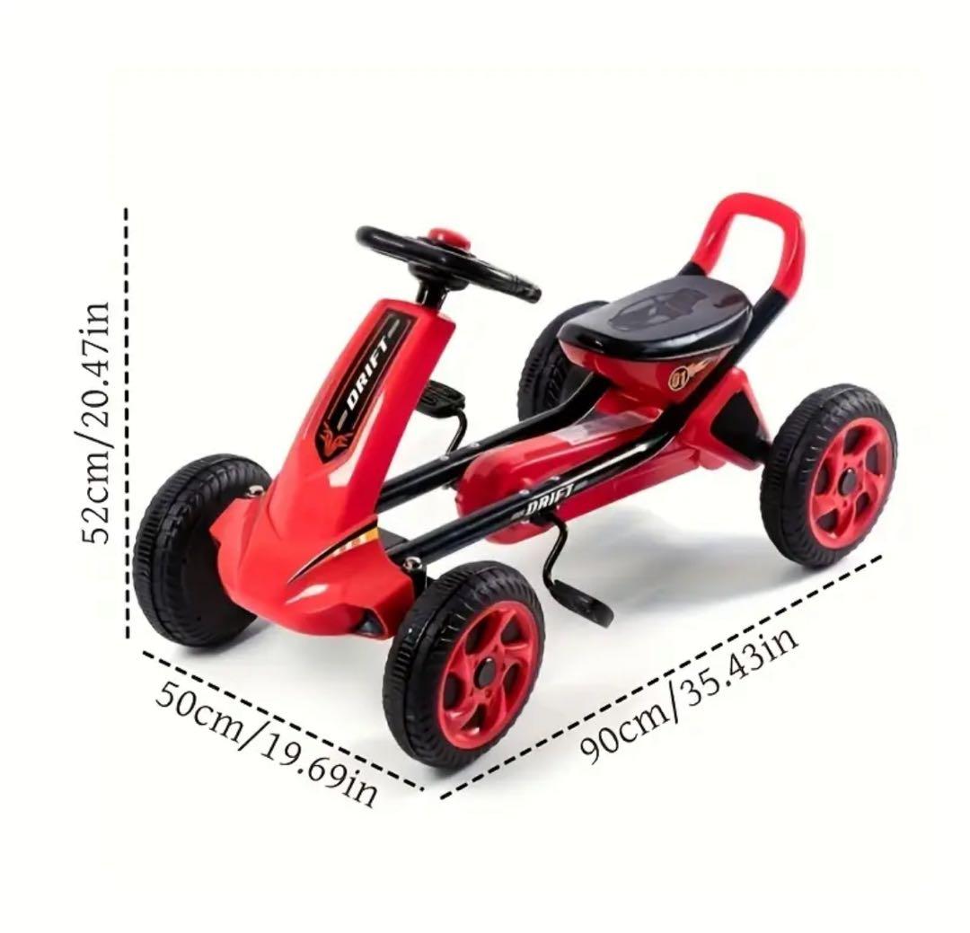 新品未使用　足こぎペダルゴーカート　ゴーカート　四輪　車　子供乗り物