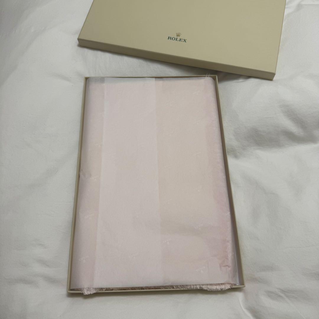 【非売品】ROLEX ロレックス ノベルティ カシミヤシルクストール ピンク新品