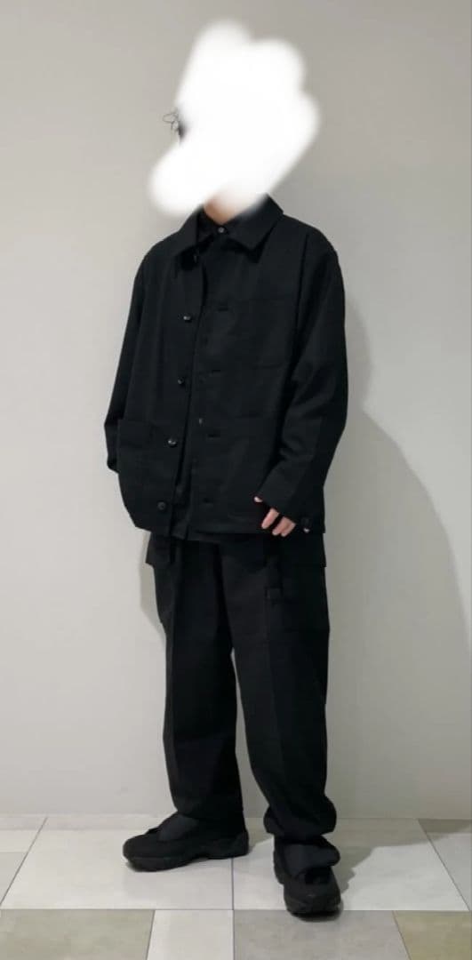 【未使用】GREEN LABEL RELAXING　TWサージ カバーオール　M
