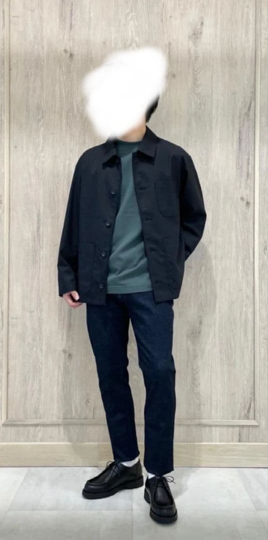 【未使用】GREEN LABEL RELAXING　TWサージ カバーオール　M