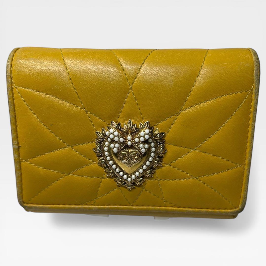 希少✨DOLCE&GABBANA　三つ折り財布　DEVOTION　デボーション