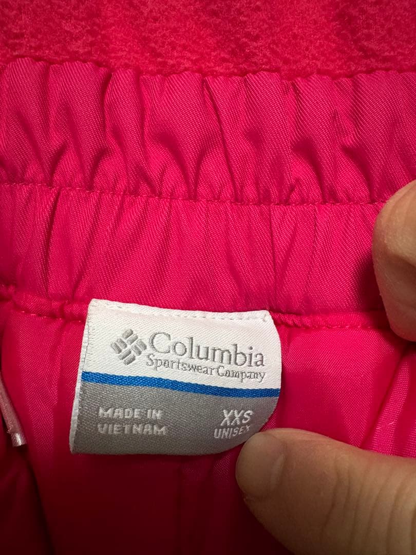 子ども用ピンク系スキーウェア上下 Columbia サイズXXS 110サイズ位
