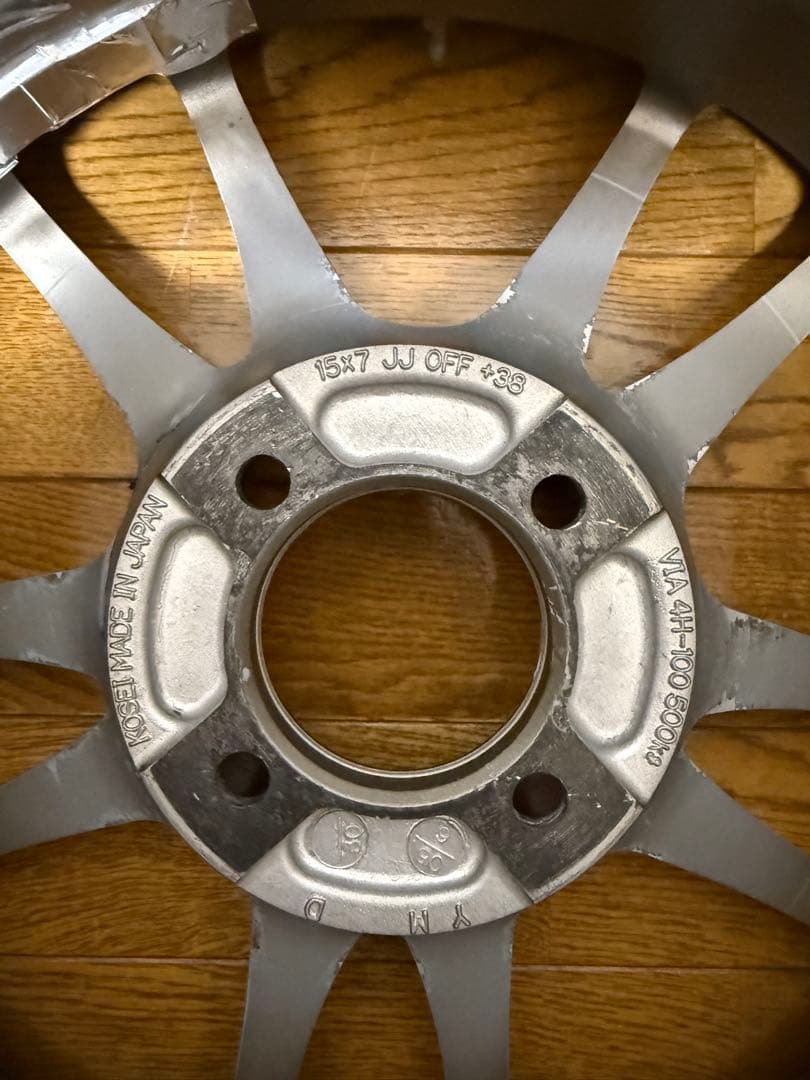 DIREZZA RSC 15インチ7J +38 PCD100 4H 2本