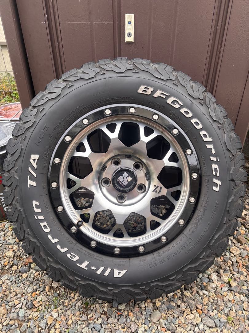 デリカD5ホイール MLJエクストリームJ XJ04 グッドリッチ