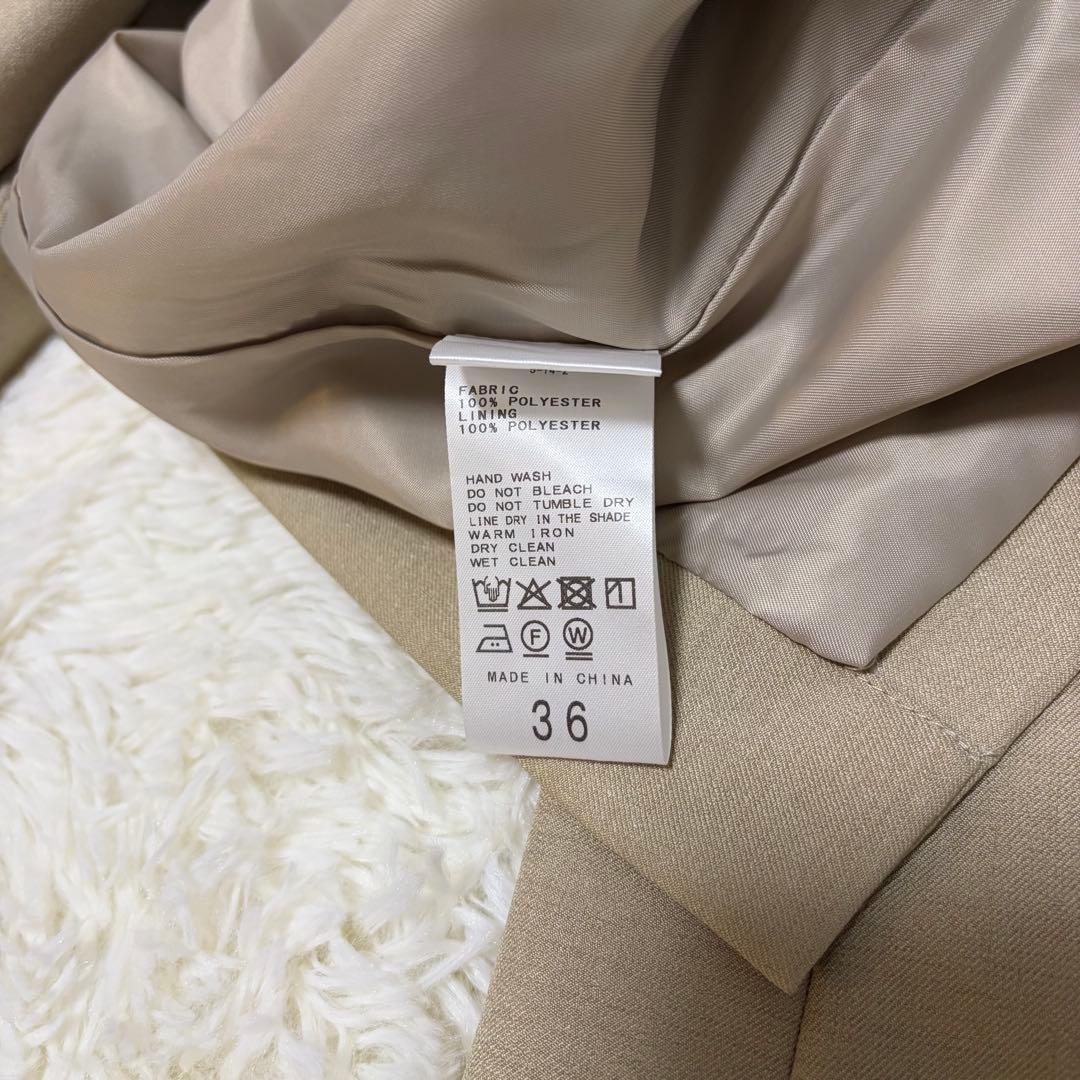 25SS 美品SLOBE IENAツイルダブルブレストジャケット　36