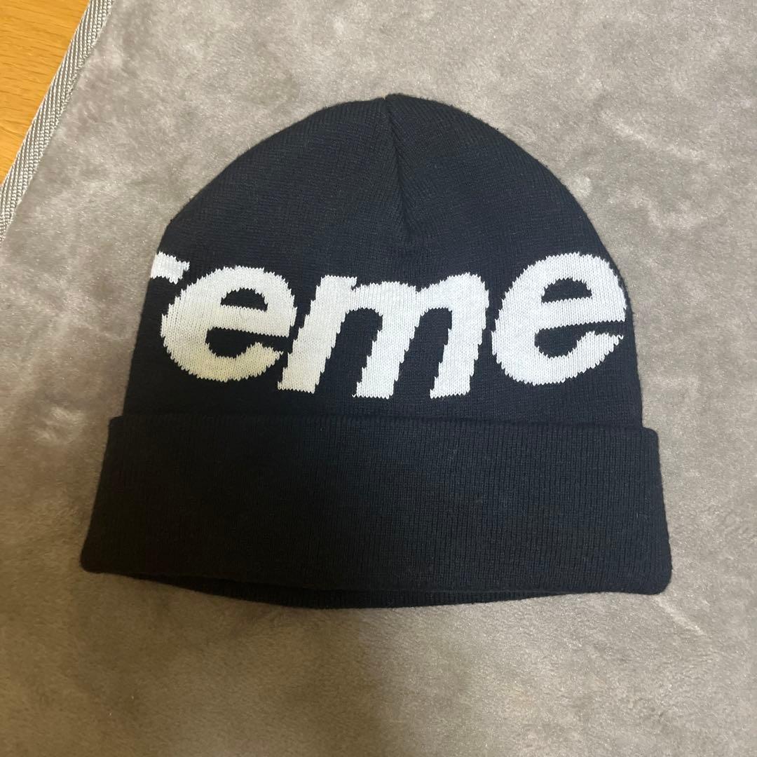 supreme ビックロゴ ニット帽