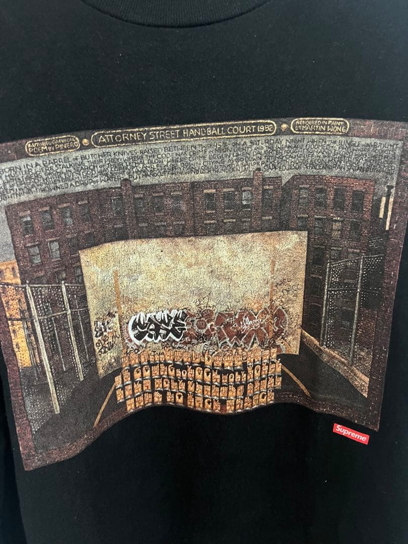 Martin Wong/Supreme コラボ Tシャツ