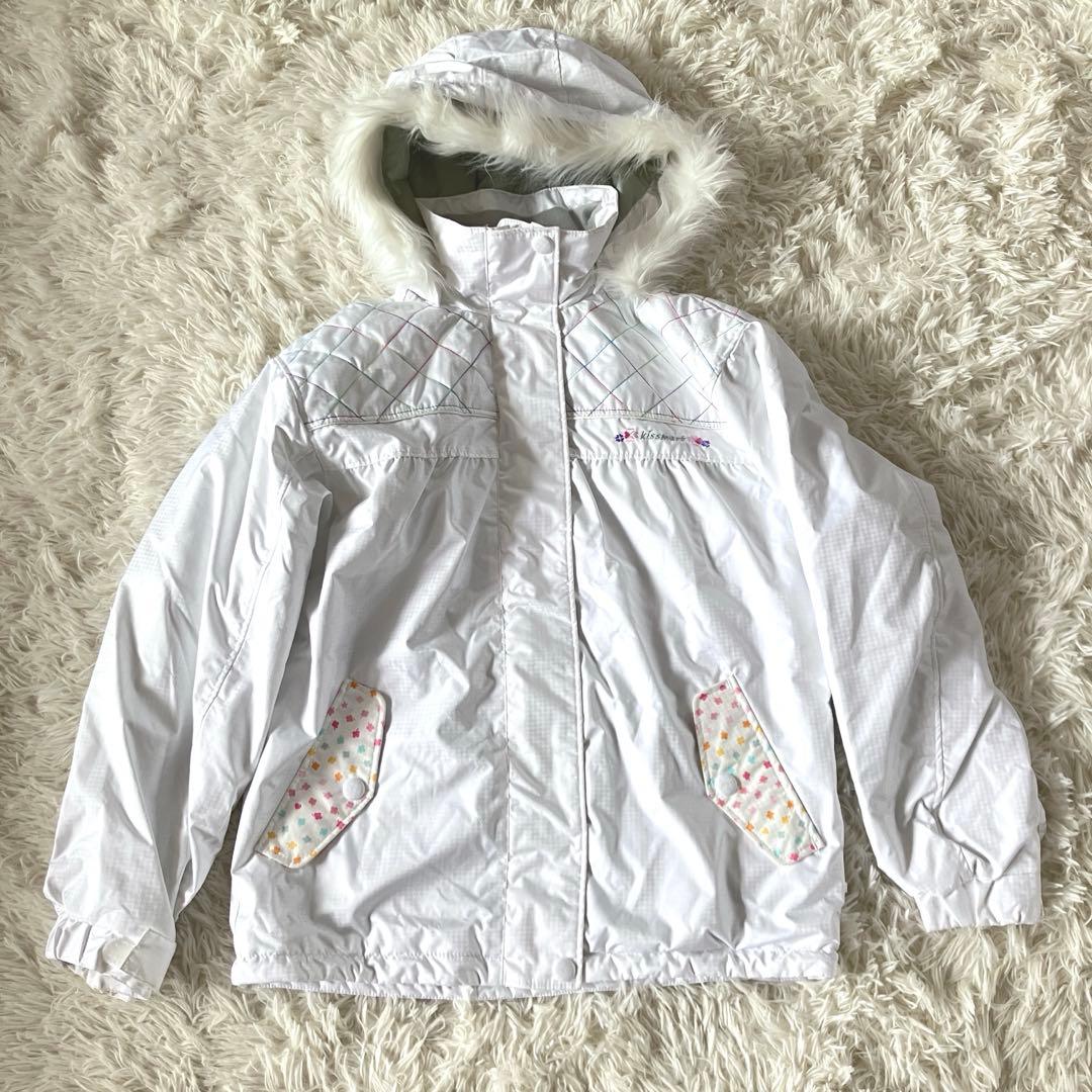 #B3✨kissmark✨スキー スノボ ウェア 上下 160 女の子 雪遊び