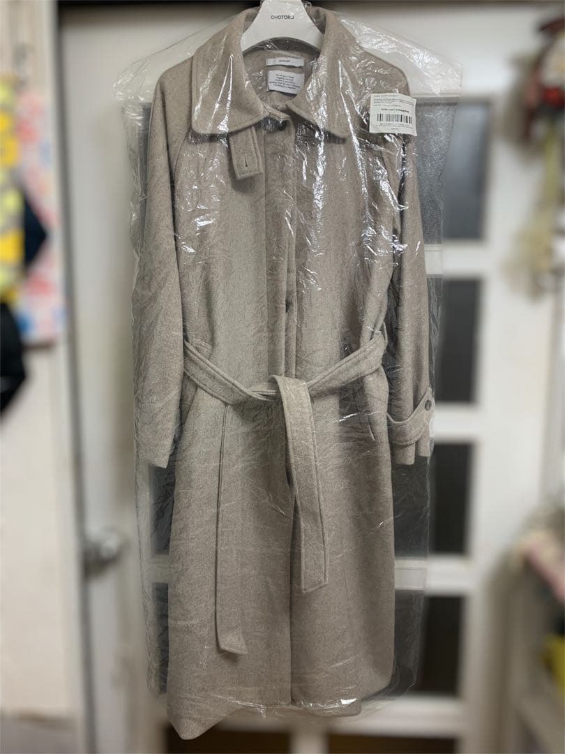【OHOTORO】Dublin coatコート　オートミール　美品　ハンガー付き