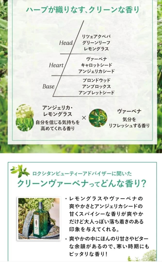 L'Occitane クリーンヴァーベナ オードトワレ 100mL 新品未使用