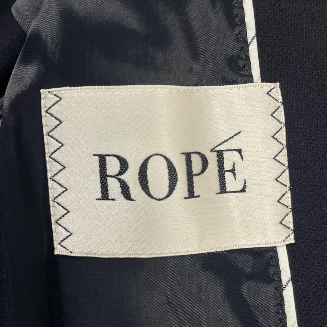 美品✨ROPE 紺ブレ ダブル 金ボタン 38 美シルエット ネイビー