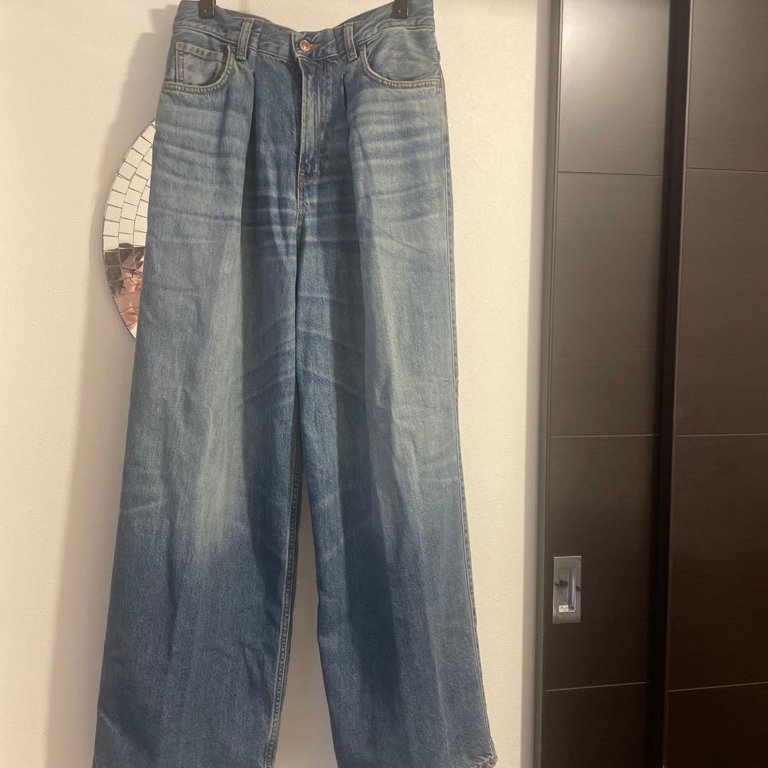 パンツ HAIKURE CANDY BLUE TENCEL ASIASN FIT 25