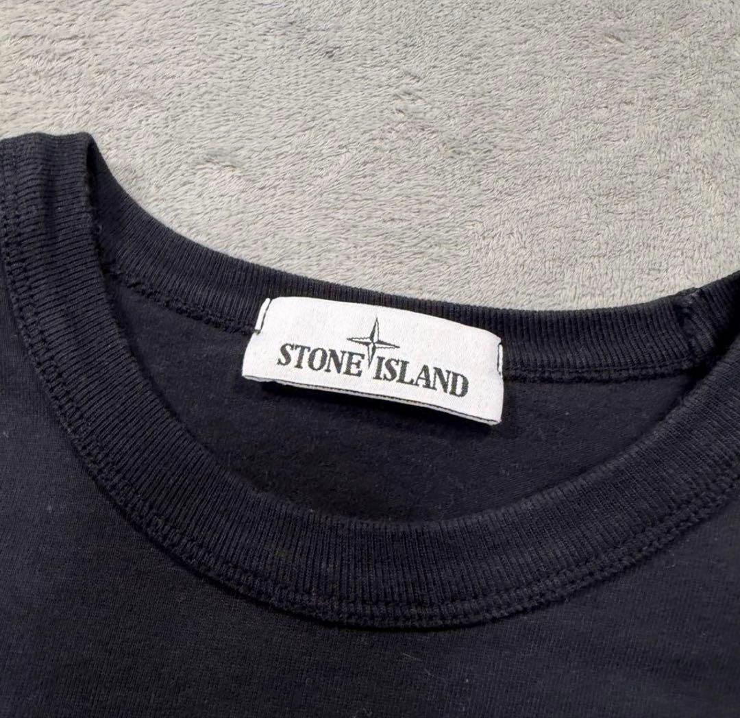 ストーンアイランド　長袖Tシャツ　ロンT ブラック　M 751564450