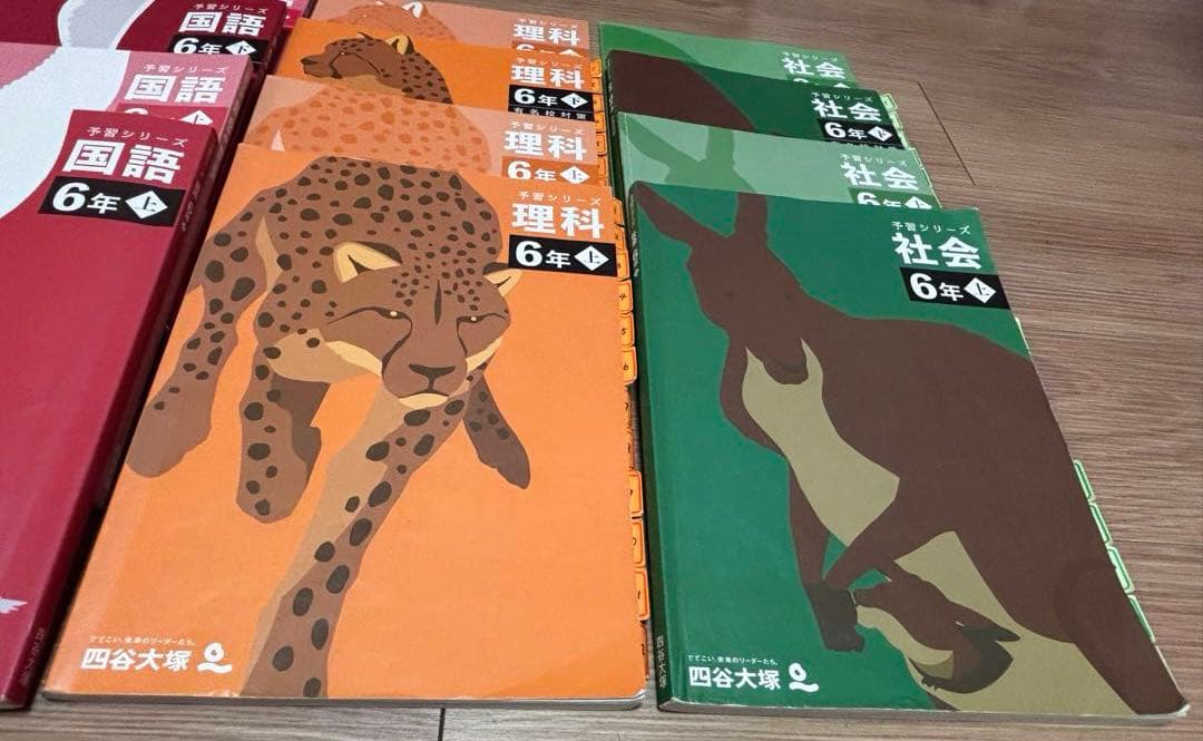 【予習シリーズ】6年生4科上下巻セット 算国理社 有名校対策