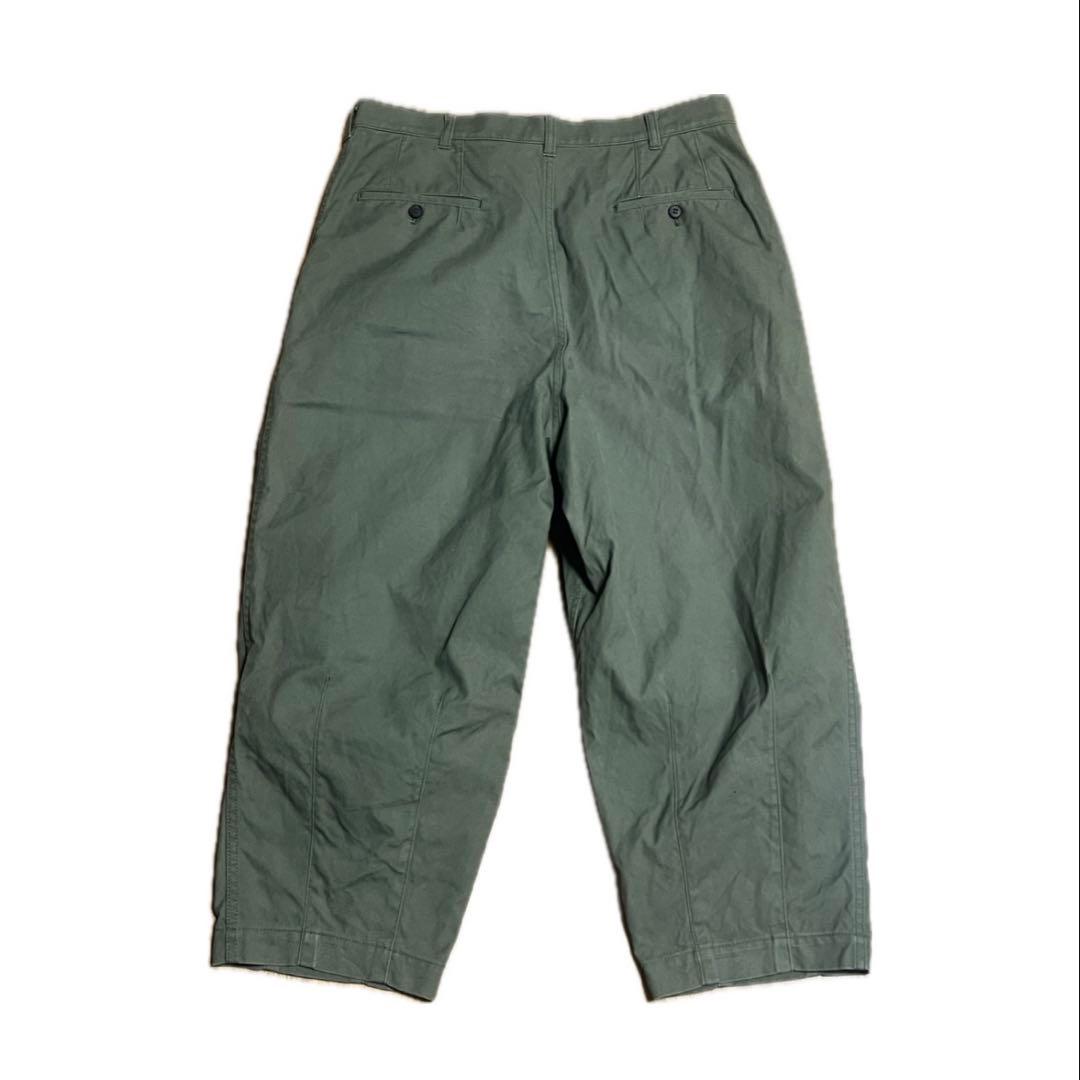 comme des garcons homme コットンチノクロス製品加工パンツ