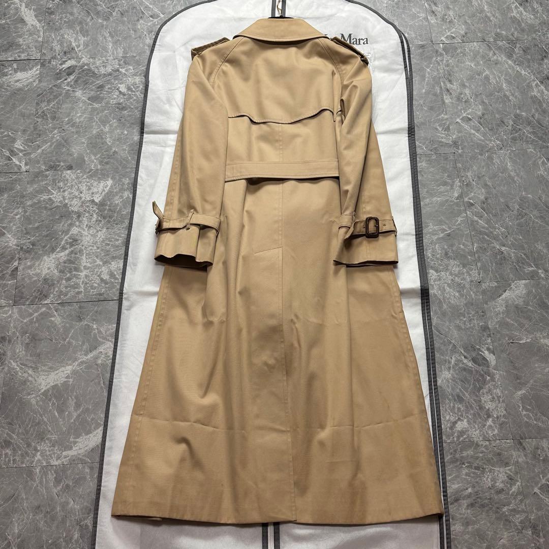 バーバリー♡ステンカラーコート ベルト ノバチェック ハニーベージュ