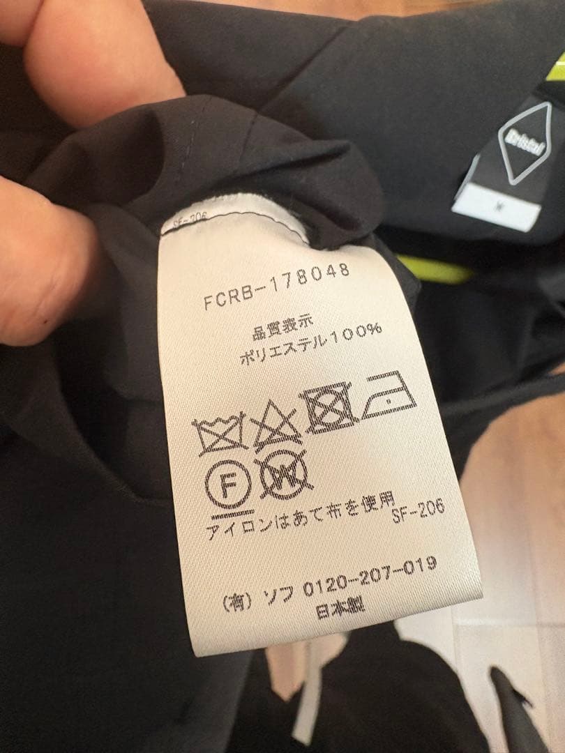 soph fcrb テーラードジャケット ポリ100% 黒　新品