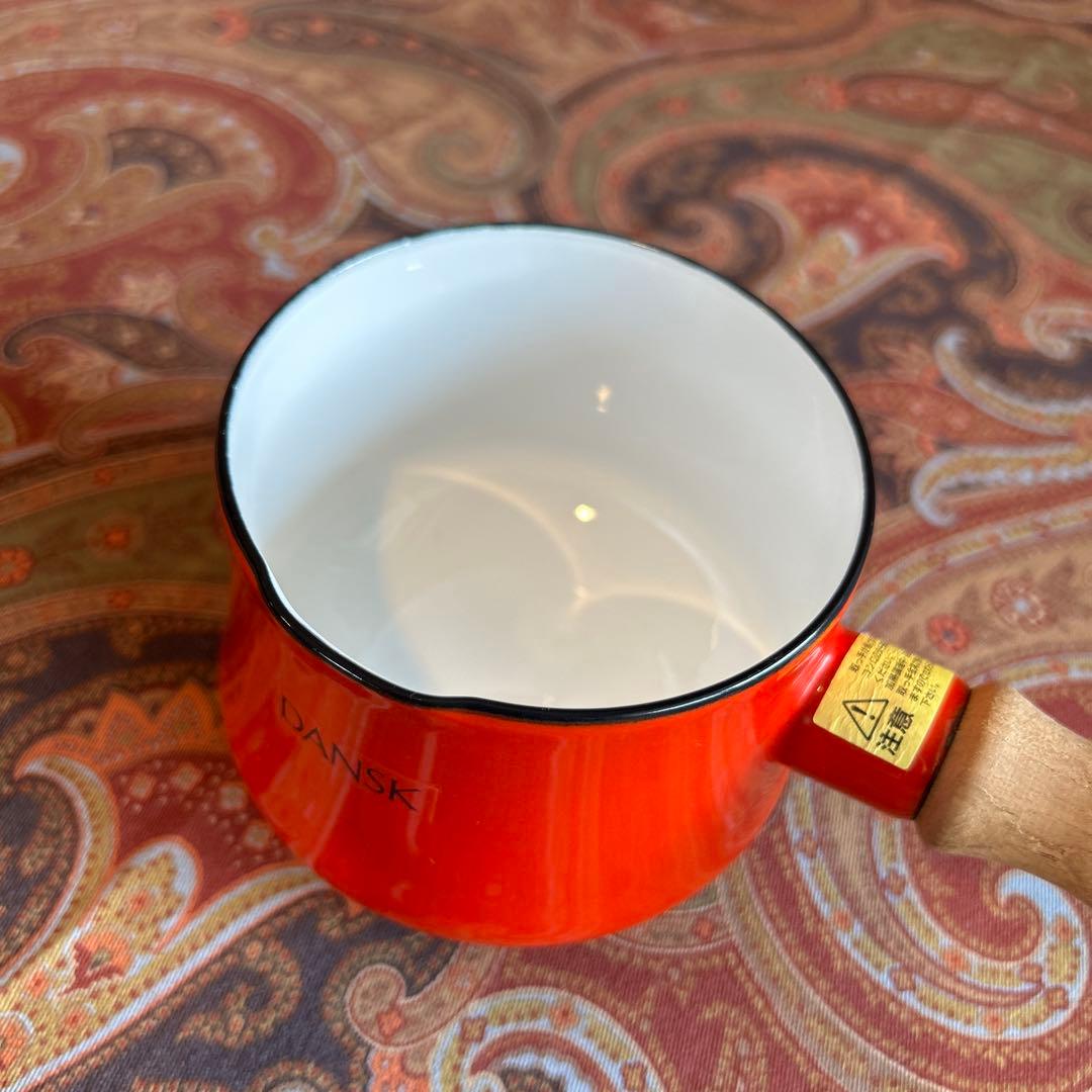 173◆DANSK 9.5cm片手鍋 木製ハンドル　バターウォーマー　ソースパン
