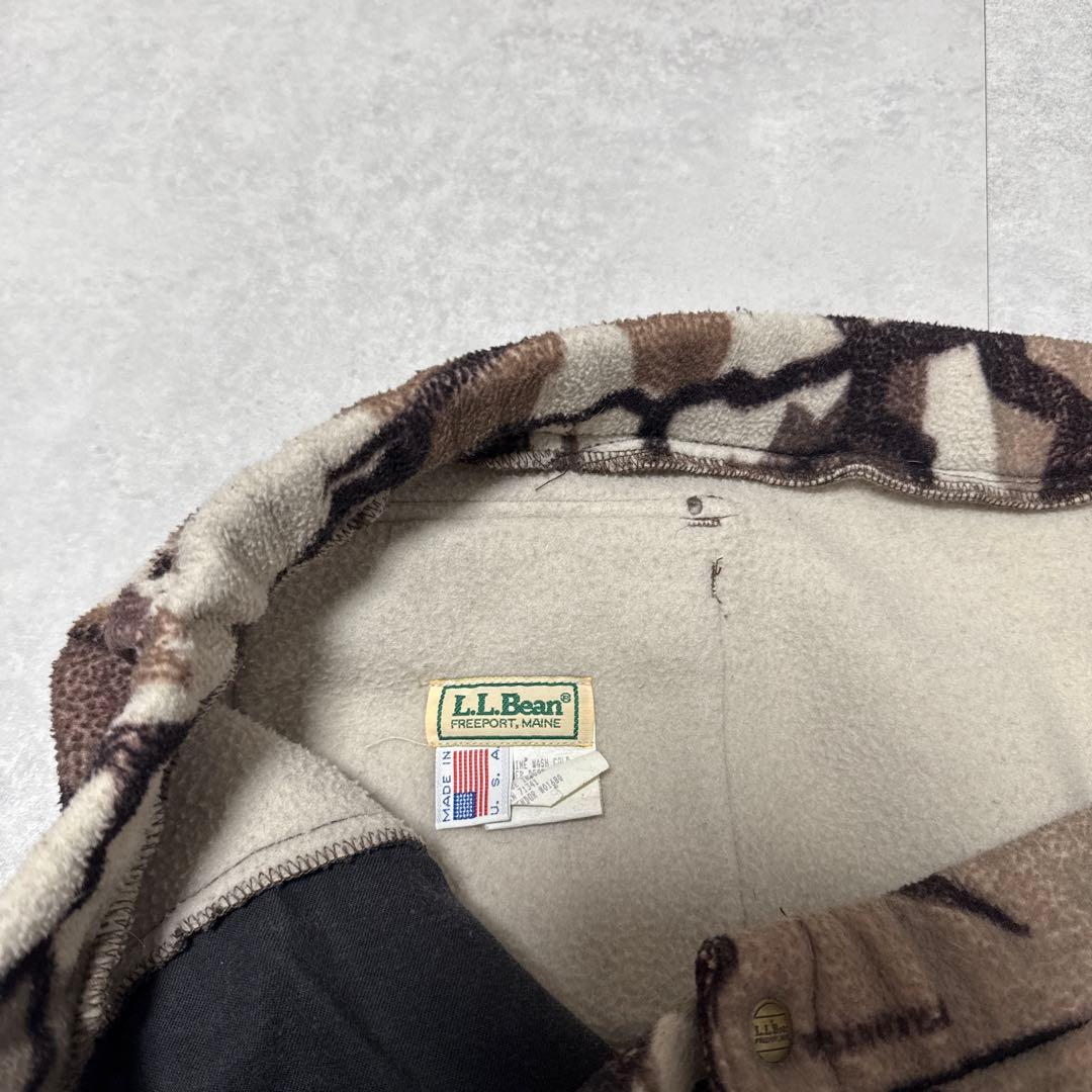 80s L.L.Bean エルエルビーン プレデターカモ フリースパンツ