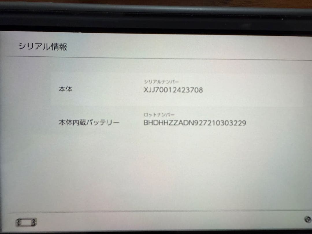 （ジャンク品）動作確認済み　Nintendo Switch Lite グレー色
