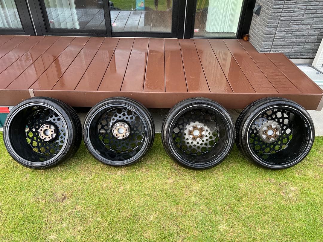 radi8 r8b12 pcd100 5h アルミホイール　4本セット